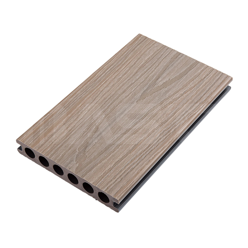Tabla de terraza compuesta de coextrusión de fibra de madera natural de 140 mm x 23 mm